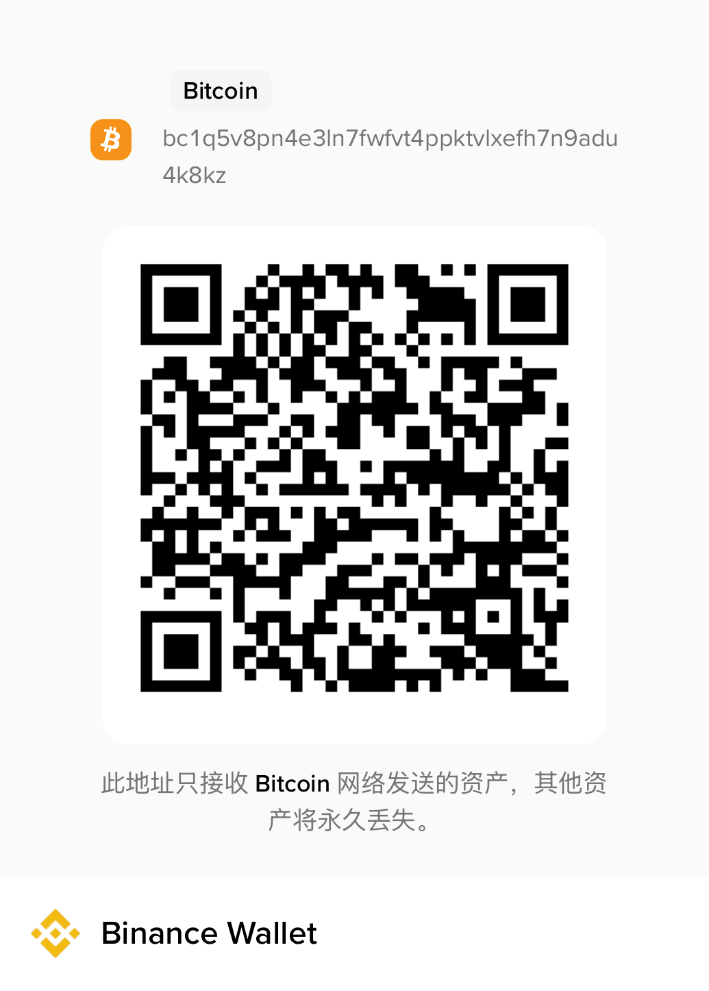 BTC Segwit wallet QR code