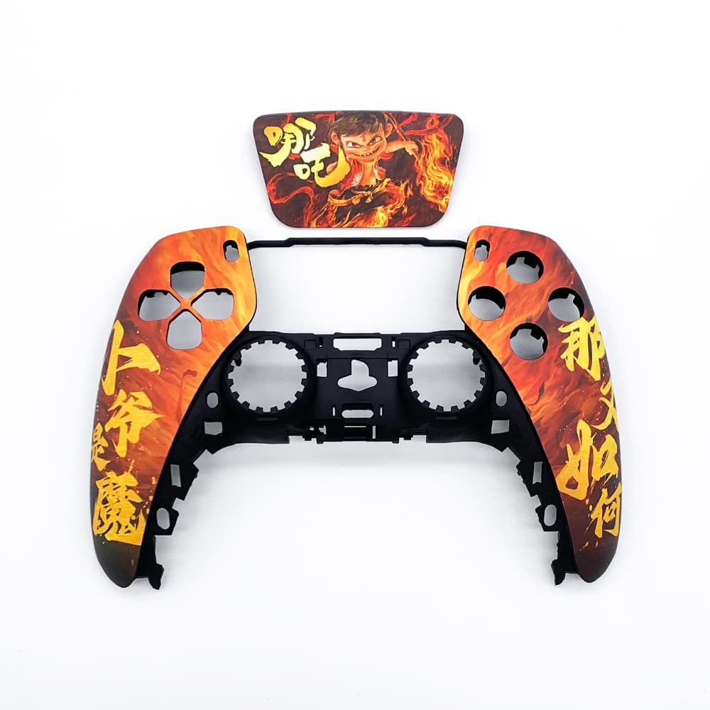 Shells For PS5 Dualsense Controller - NeZha Style (Rubberized Finish)