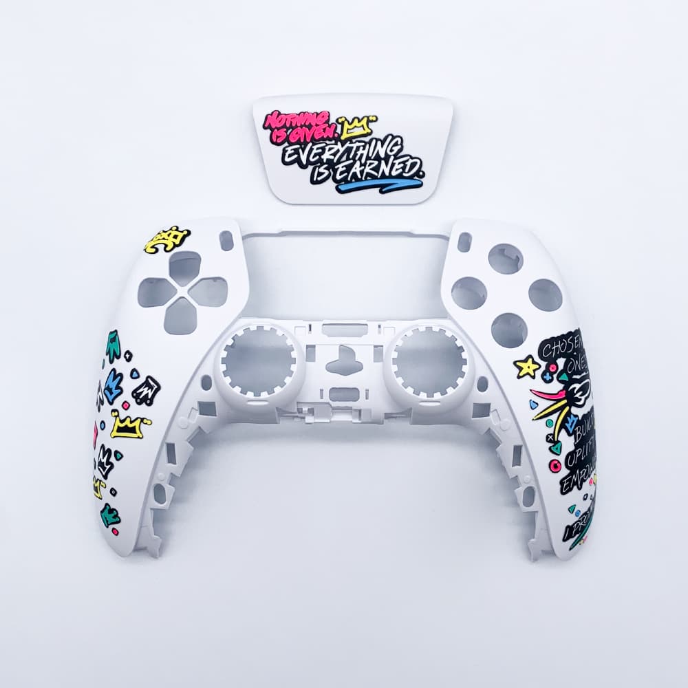 Shells For PS5 Dualsense Controller - LeBron White Style